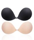 Wisik enterprise Round Shaped Bra for women, girl Adhesive Bra Reusable Deep U-Shaped Sticky Bra Strapless Backless Breast Lifting Bra For Backless Off Shoulder Dress Heavily Padded
