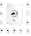Photo Frame Hooks for Wall Without Drilling, 10 Pack Self Adhesive Hooks for Wall Heavy Duty Strong Nail Free for Hanging Photo Frame
