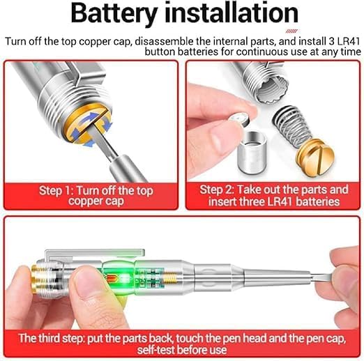 Advanced Intelligent Chip High-Brightness Intelligent Voltage Tester Pen