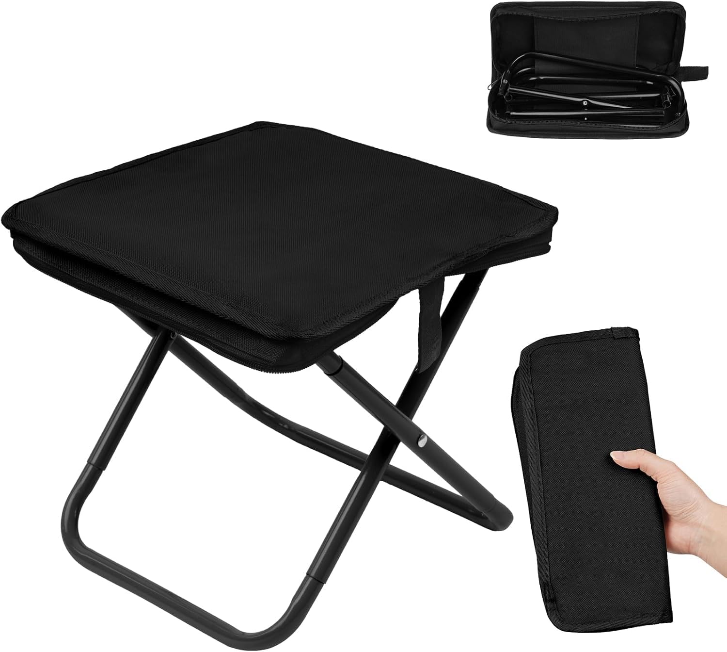 Folding Stool, Mini Outdoor Camping Stool for Travel, Picnic - Image 3