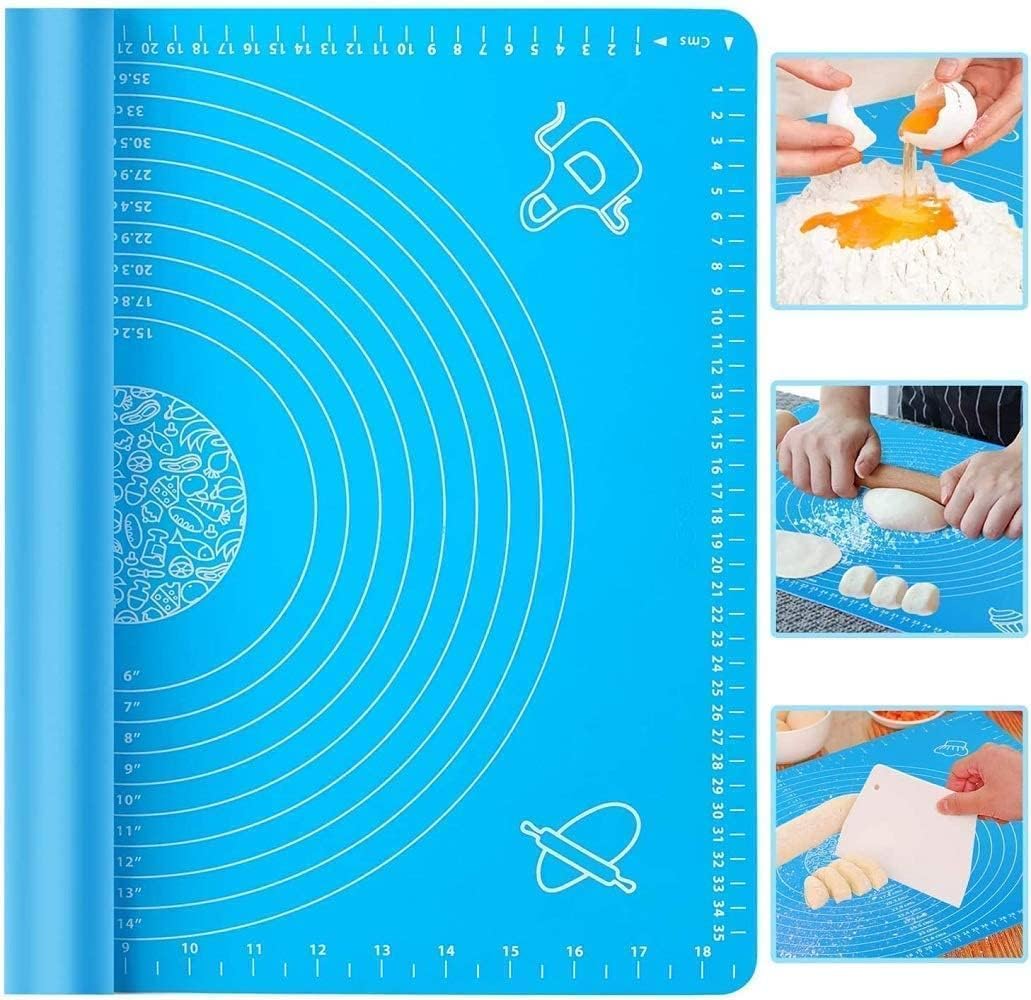 Silicon Fondant Rolling Mat Big Size (Color May Vary) - Image 3