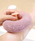 Round Loofah Scrubbing Brush – Exfoliating Body Scrubber with Soft Mesh for Shower & Bath(Round Loofah Scrubbing Brush)