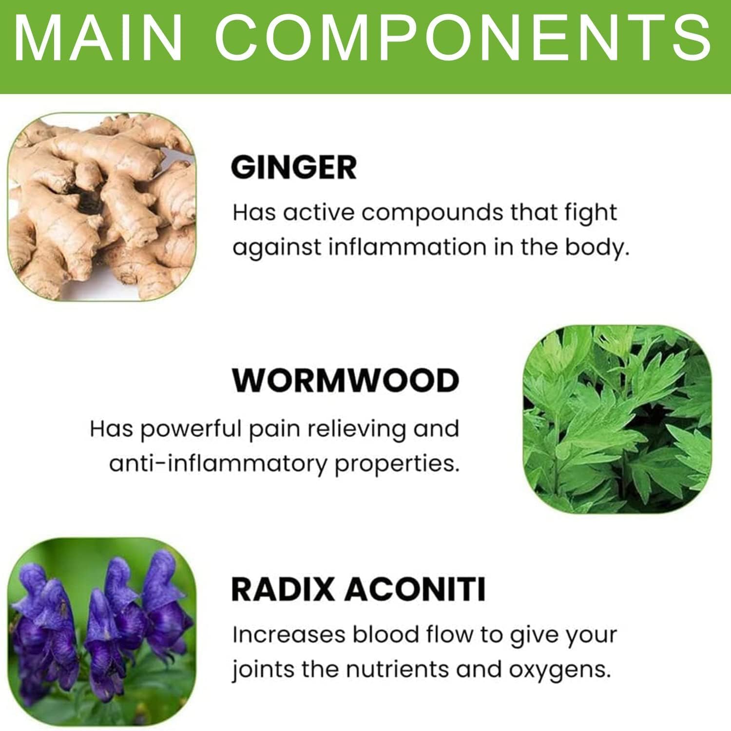 Knee Pain Relief Patches, Pack Of 10 Natural Herbal Patches - Image 7