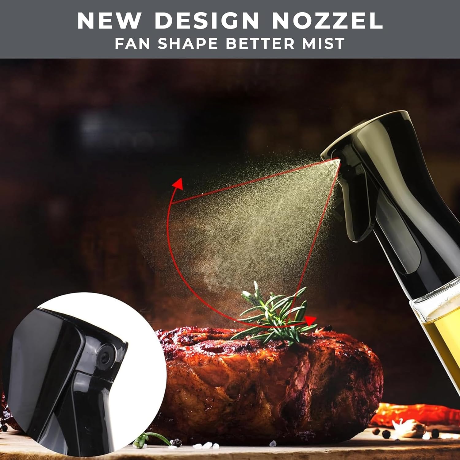 2-in-1 Oil Sprayer & Dispenser Bottle for Everyday Cooking - Image 7