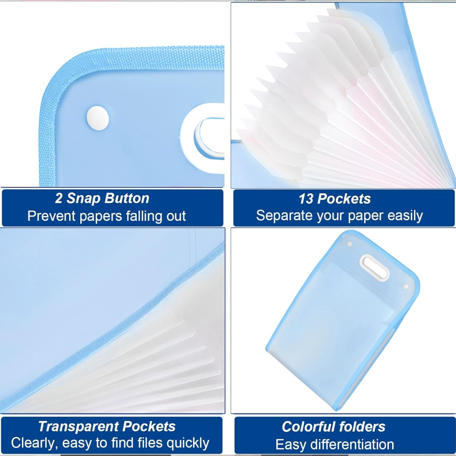 Multi-Layer Expanding Folder 13 Layer A4 Paper File Folder - Image 8