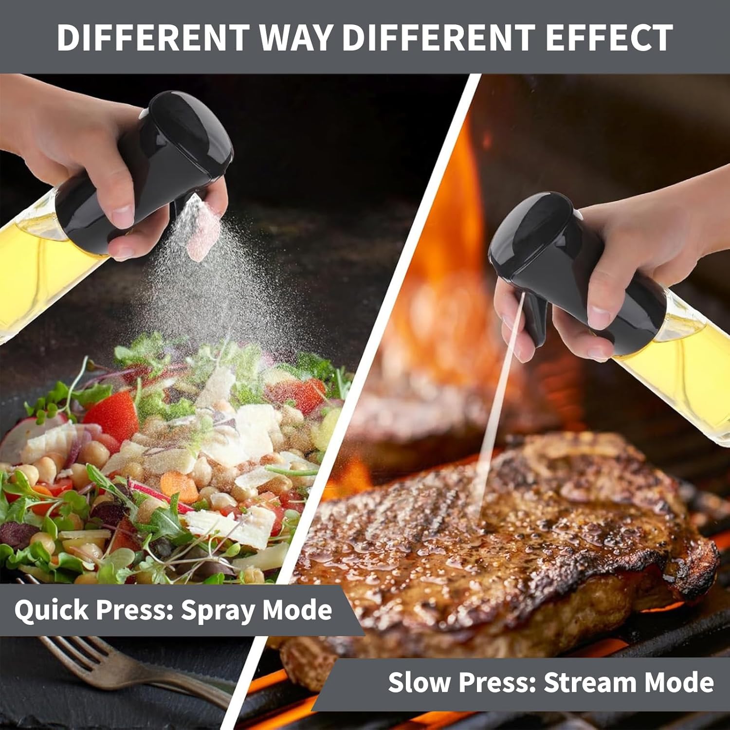 2-in-1 Oil Sprayer & Dispenser Bottle for Everyday Cooking - Image 6